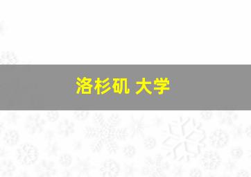 洛杉矶 大学